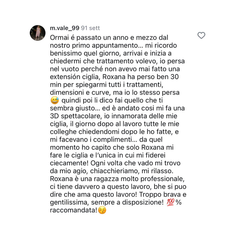 recensioni lux lash extension ciglia Milano
