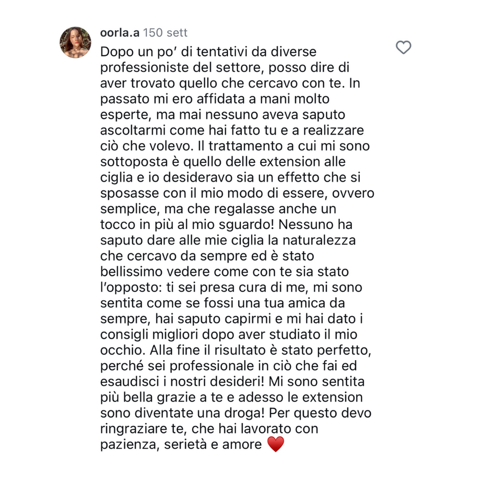 recensioni lux lash extension ciglia Milano