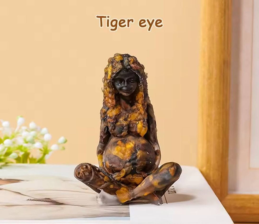 Thumbnail: Mother Earth gemstone filled figurine