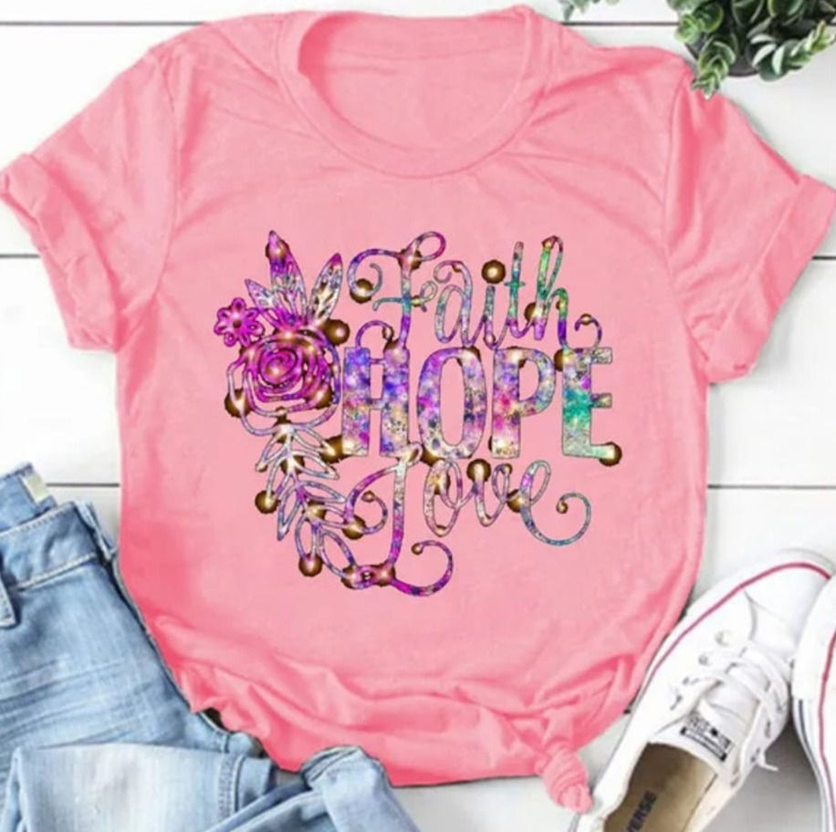 Thumbnail: Faith, Hope, Love T-shirt