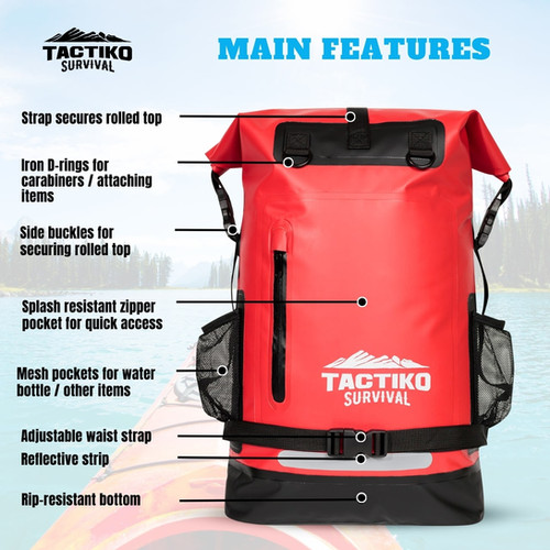 Storage Bag Vitchelo 30l Waterproof Dry Bag Multi-Functional