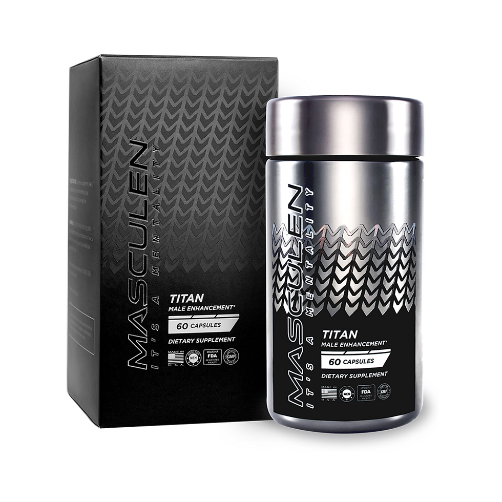Thumbnail: Masculen Titan Male Performance Enhancement - Front View with Packaging
