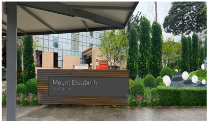 Mount Elizabeth Novena Hospital Signage