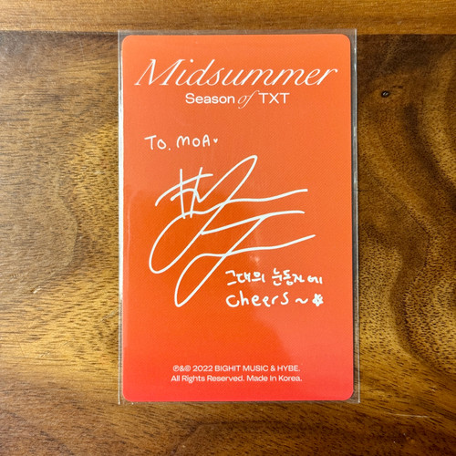 TXT Yeonjun Midsummer: Season of TXT Orangeade Ver