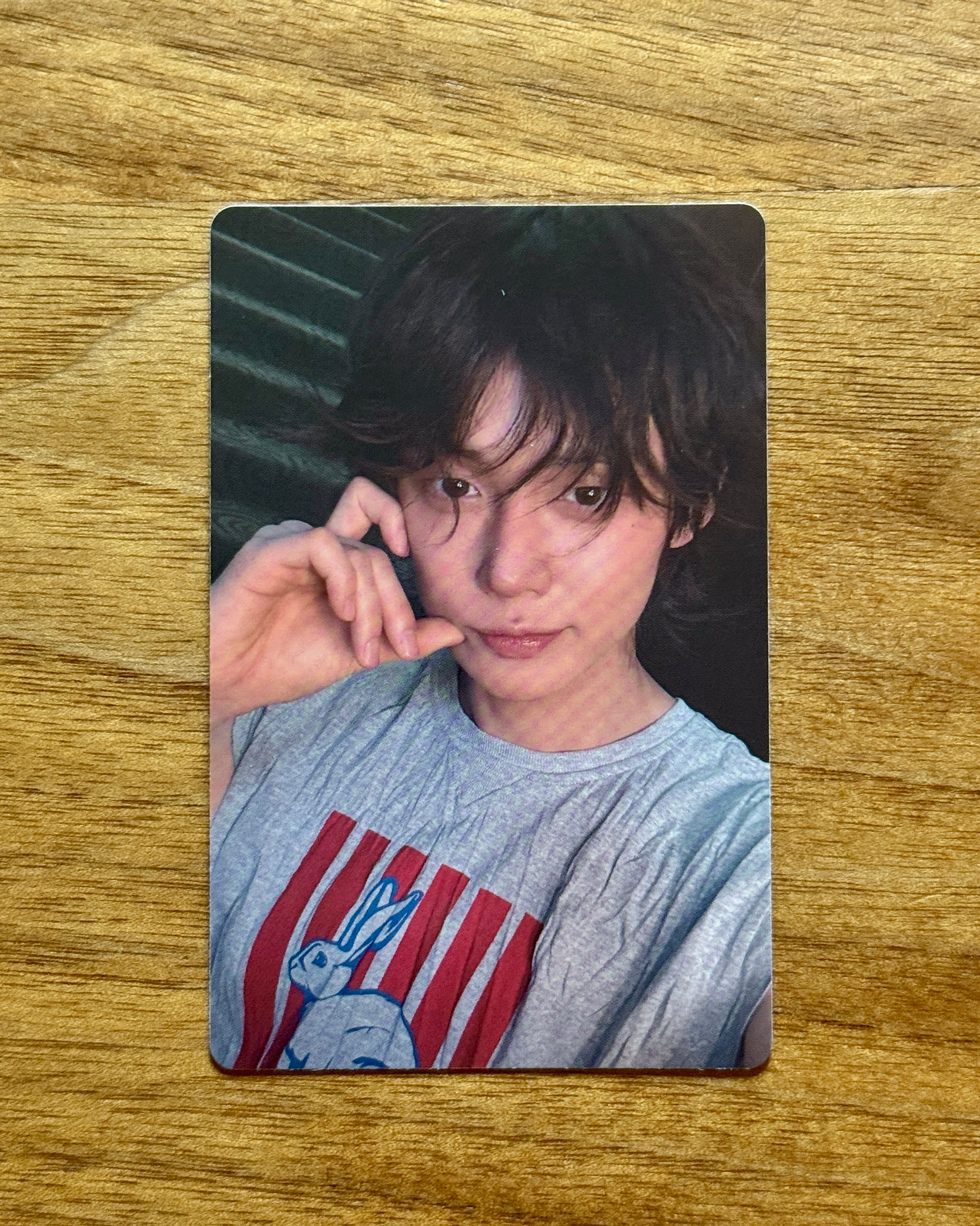 TXT Yeonjun Together Etched Photocard