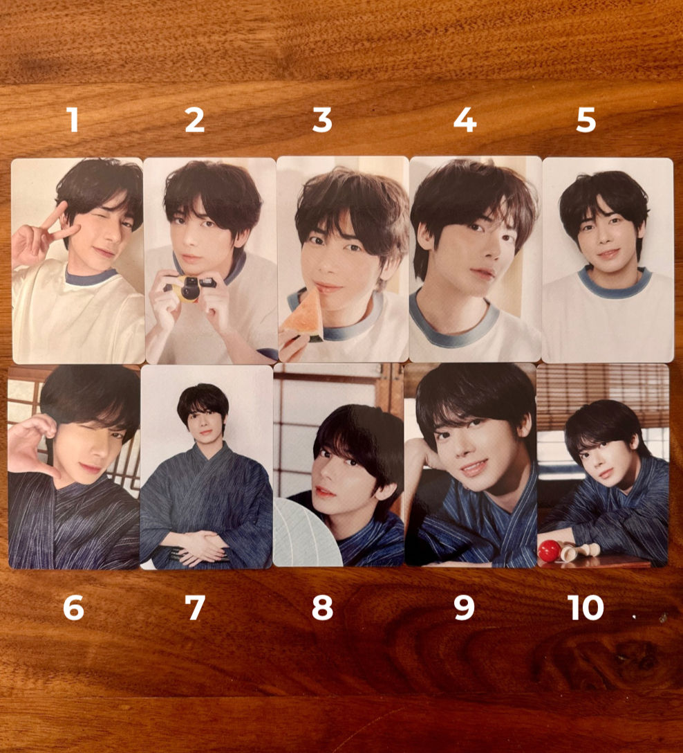 TXT Taehyun Summer Together Japan Photocards