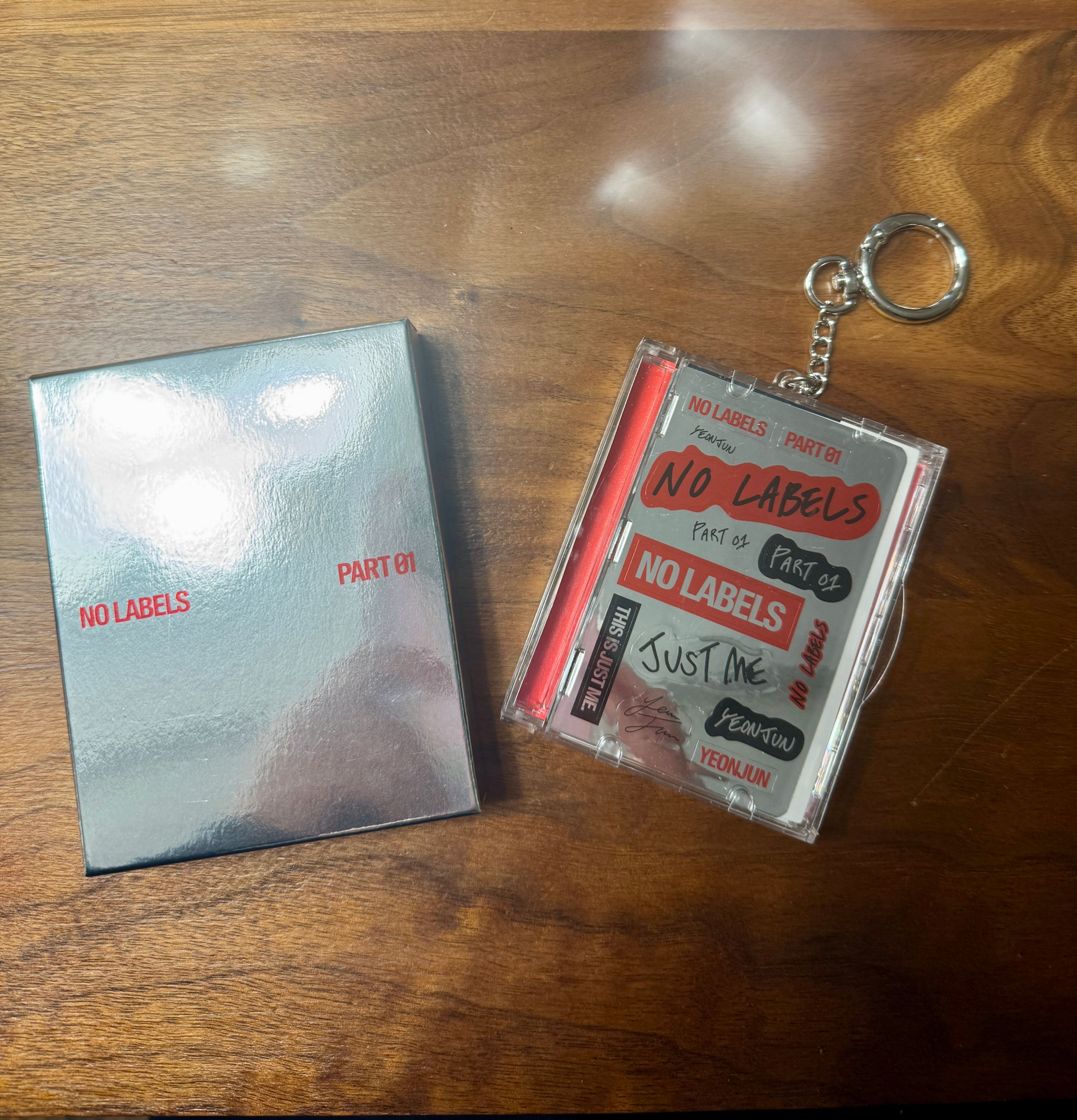 TXT Yeonjun No Labels: Part 01 Photocard Case Ver. Keyring