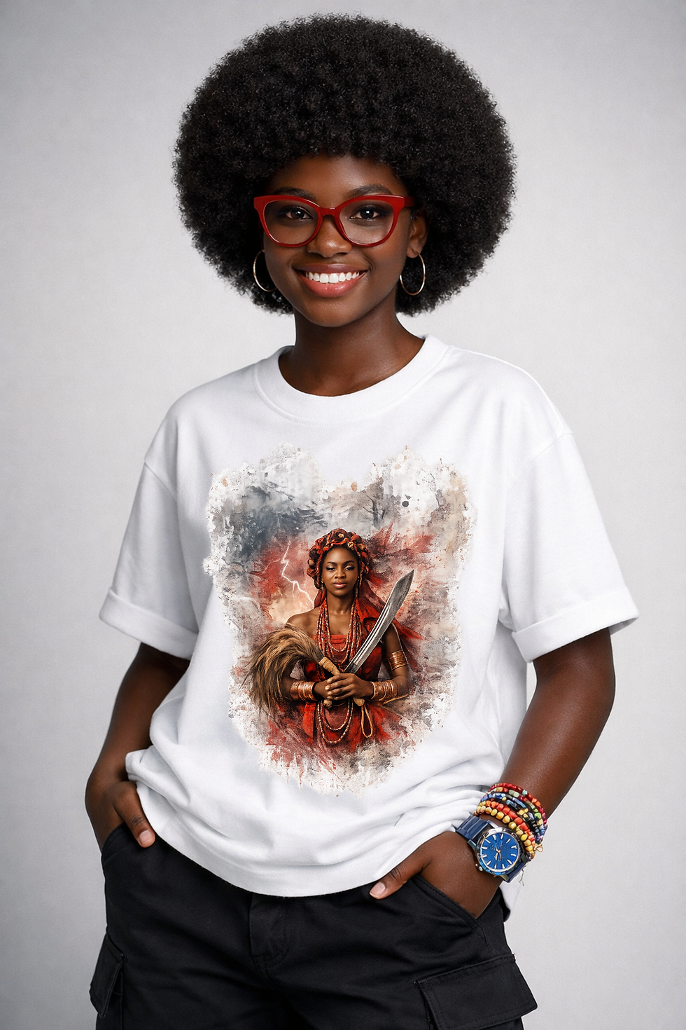 Miniatura: Camiseta Oversized - Yánsán "Releitura" |  A Força dos Ventos no Streetwear