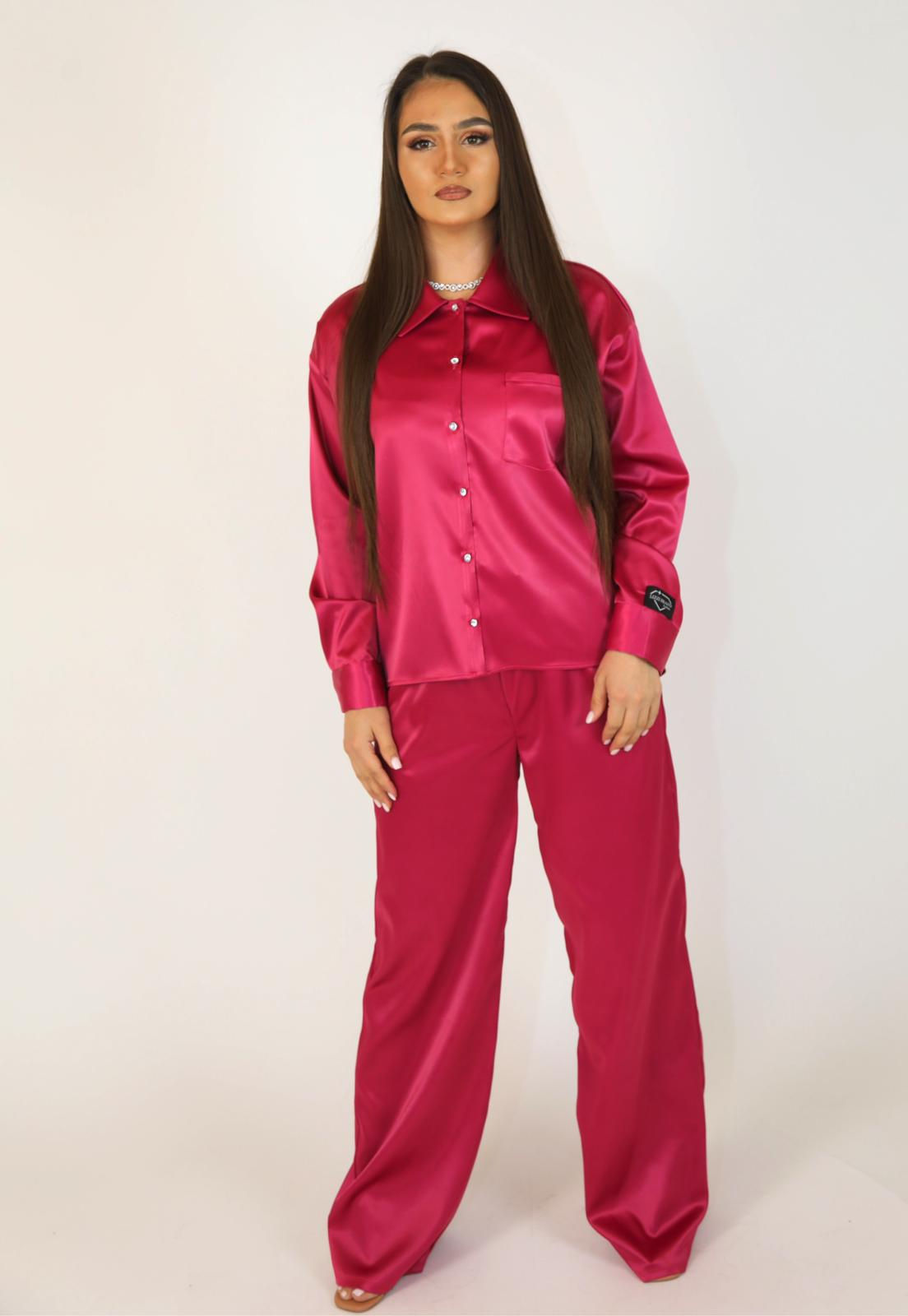 CĂMAȘĂ CRISTAL DIN SATIN