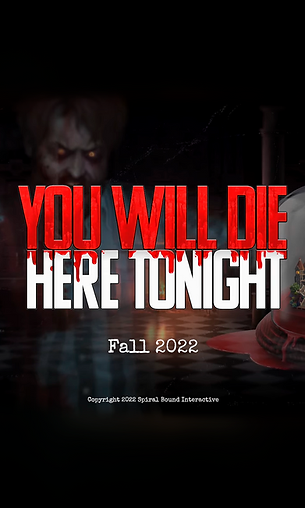 You Will Die Here Tonight character rigging, player animation, creature animation and Unity work by Marlon Faria