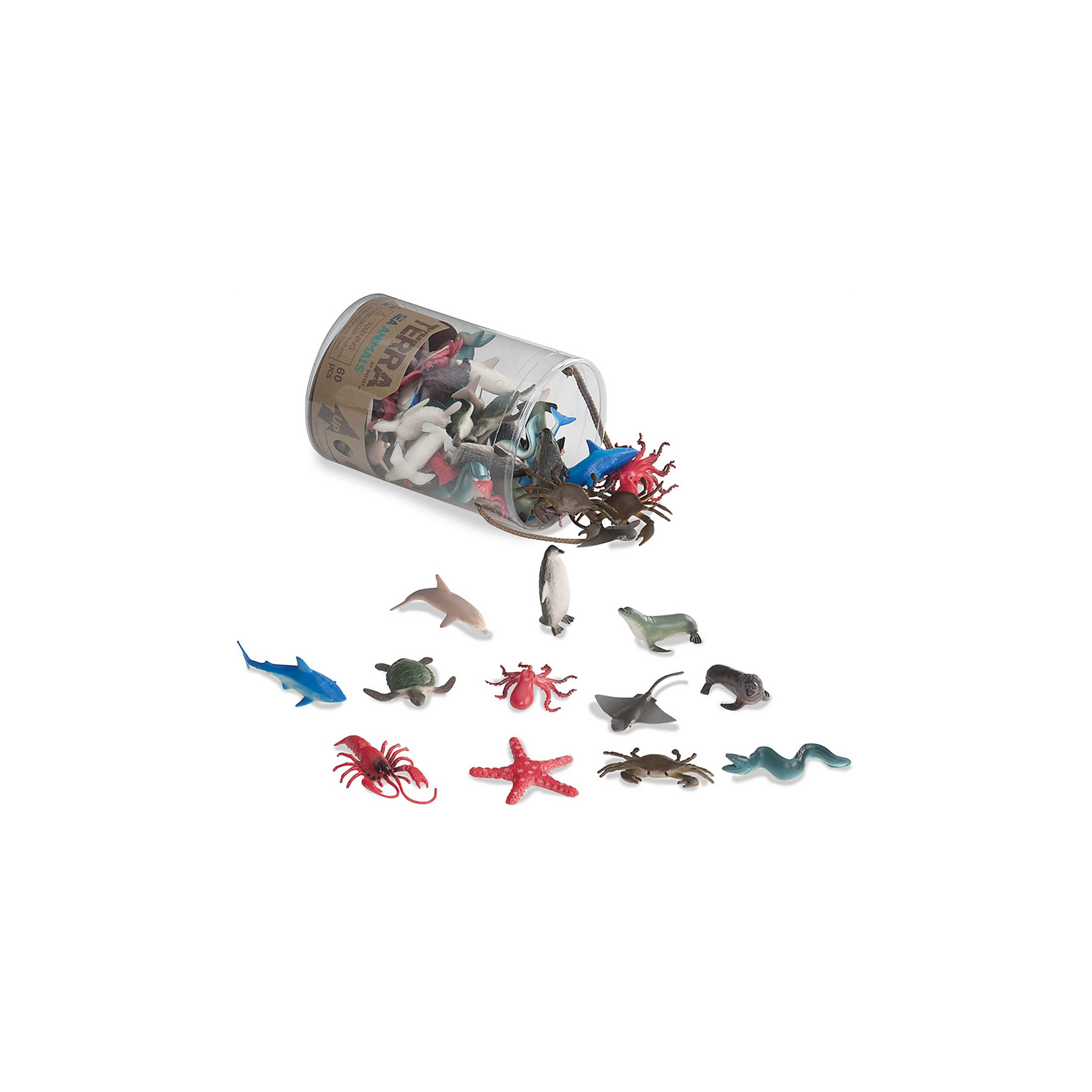 Animales del mar 60 piezas con envase
