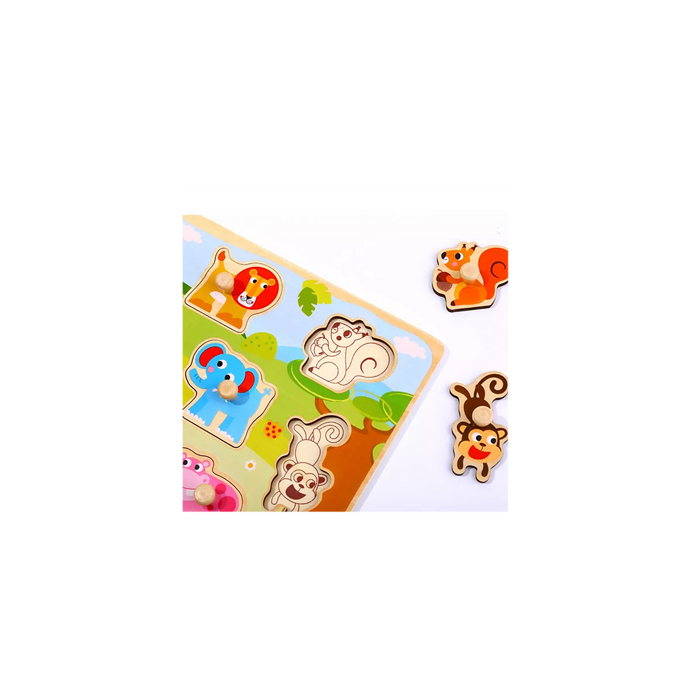 Miniatura: Puzzle de madera de animales