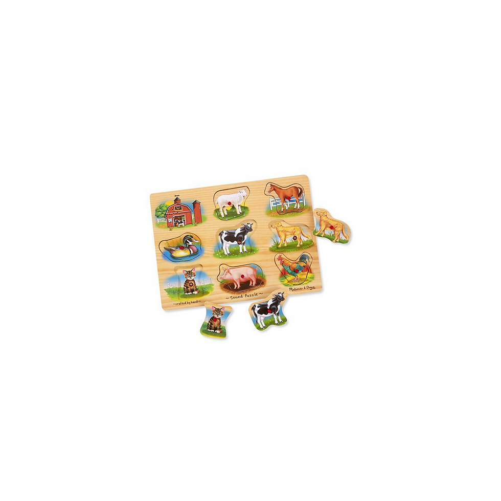 Miniatura: Rompecabezas de sonido de granja Melissa & Doug
