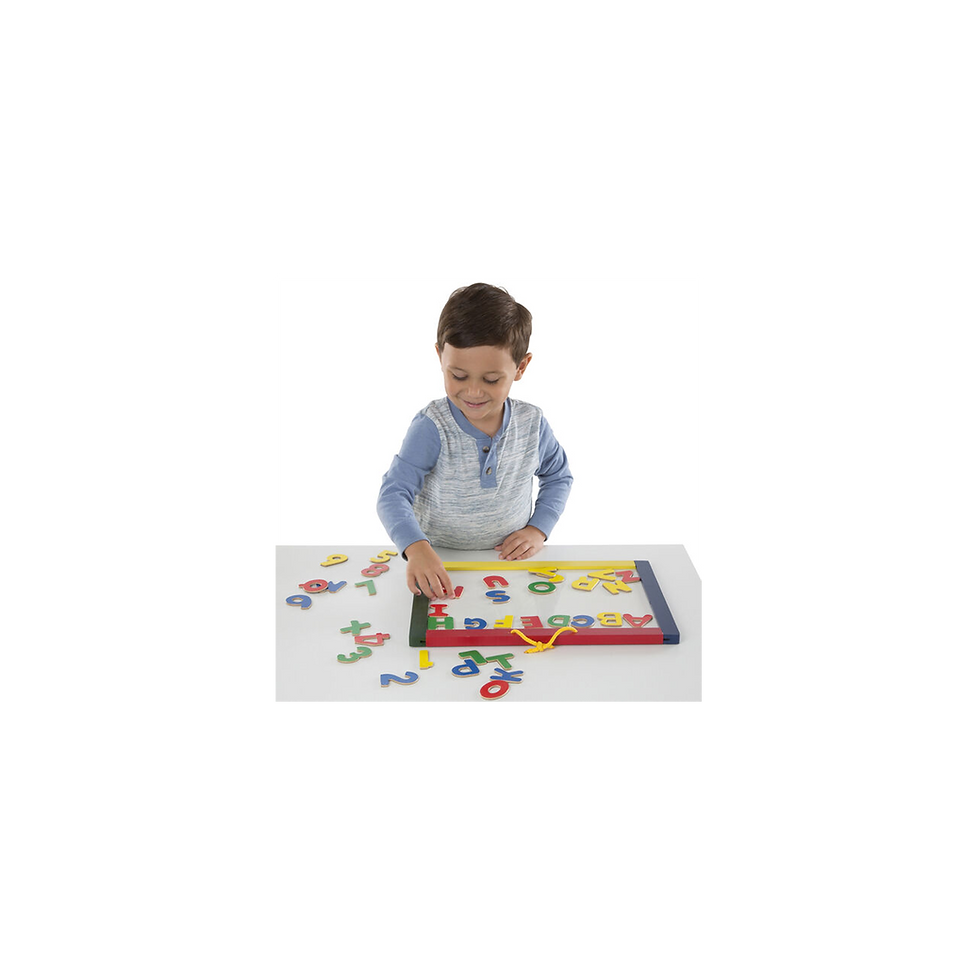 Miniatura: Pizarra magnética y pizarra de borrado en seco Melissa & Doug