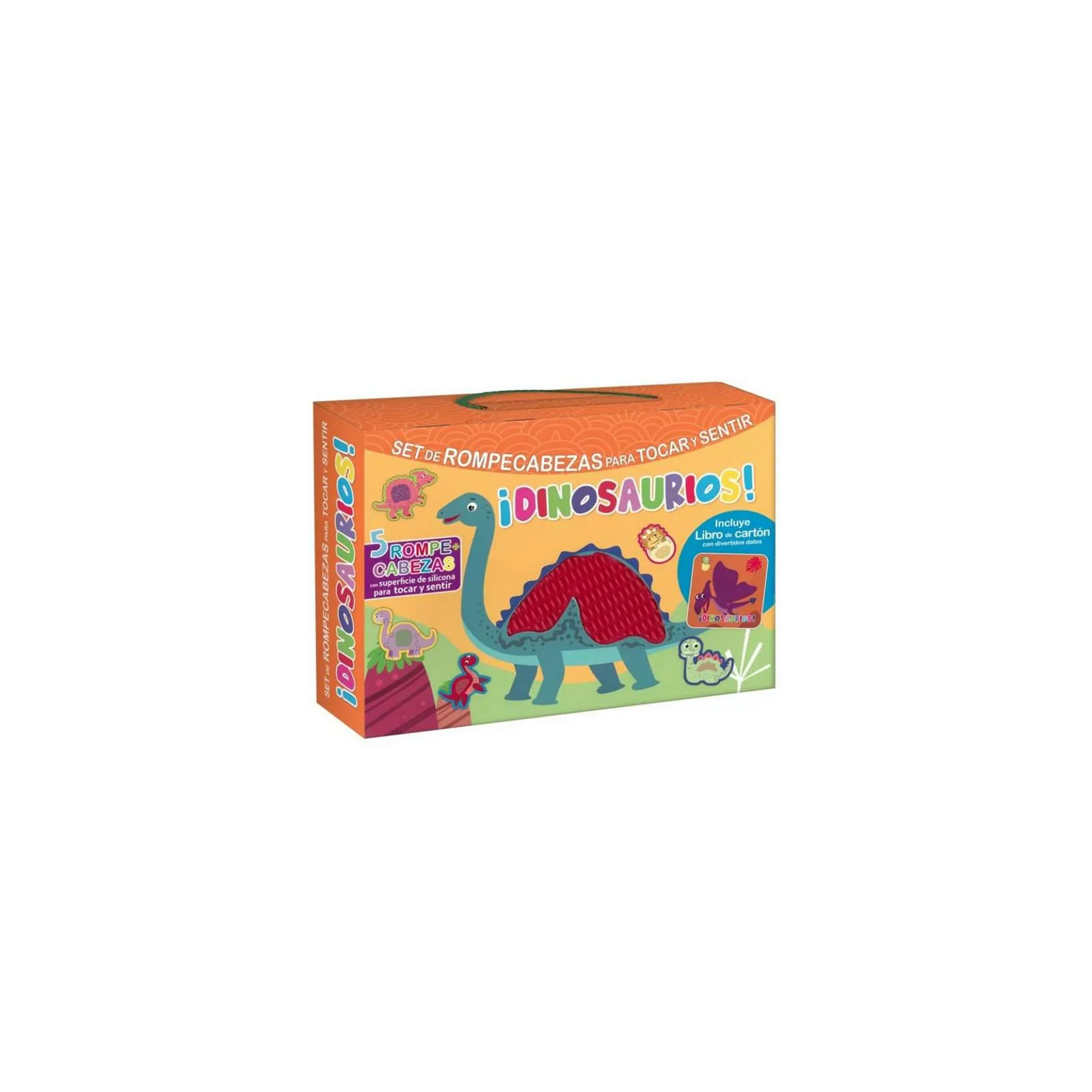 ¡Dinosaurios! Rompecabezas Para Tocar y Sentir