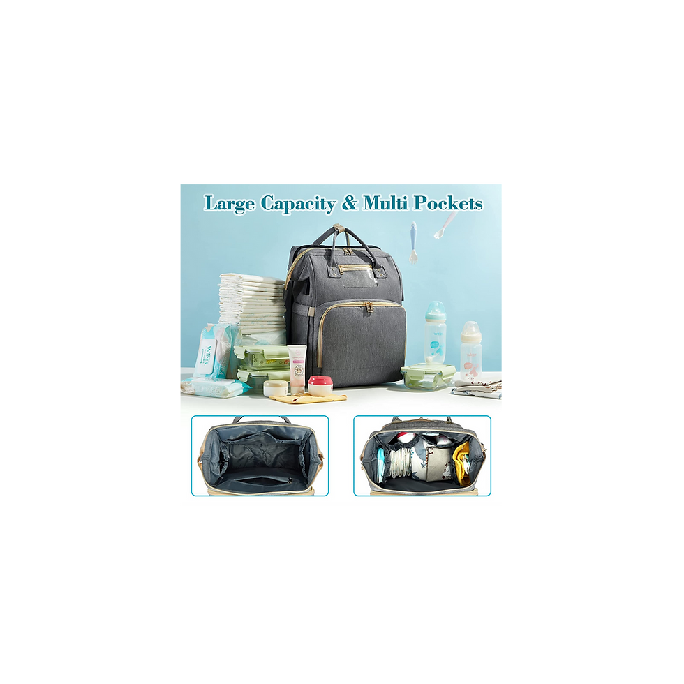 Miniatura: Bolso Maternal con Cuna Plegable