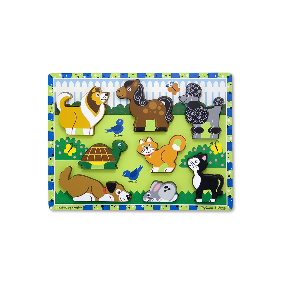 Rompecabezas de mascotas Melissa & Doug, de madera