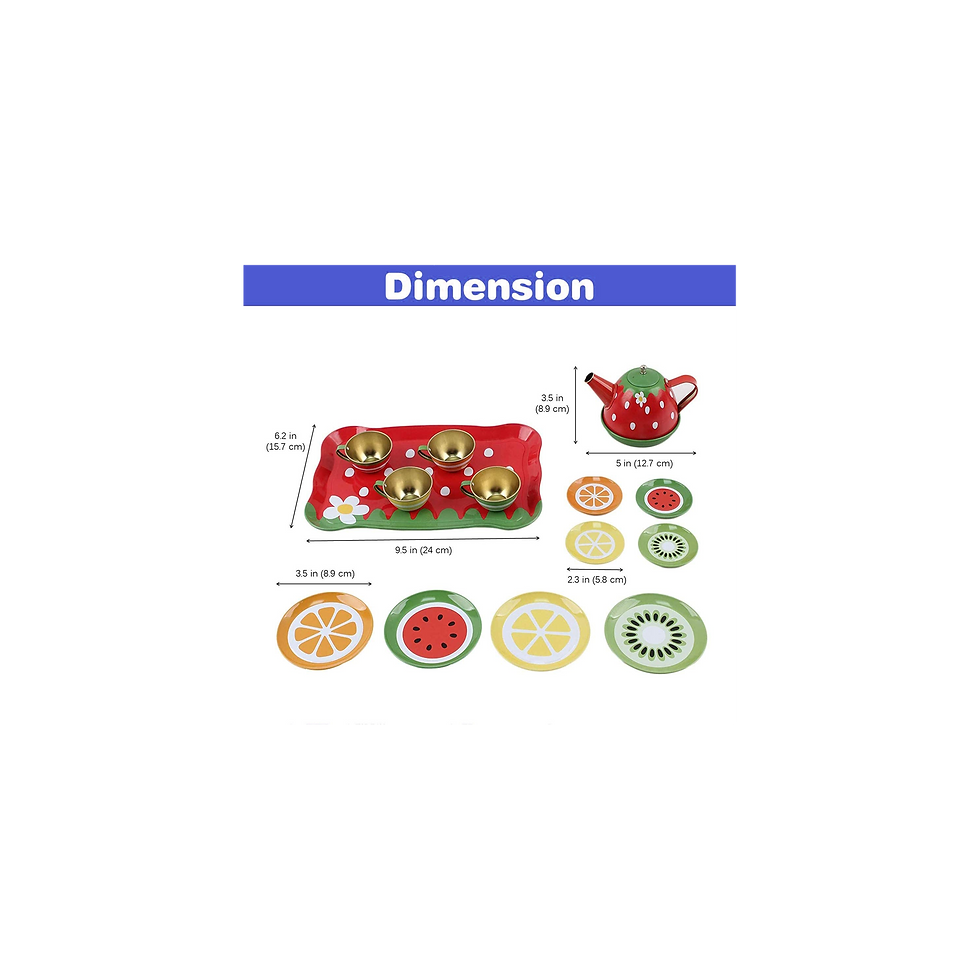 Miniatura: Juego de juguetes para fiestas de té