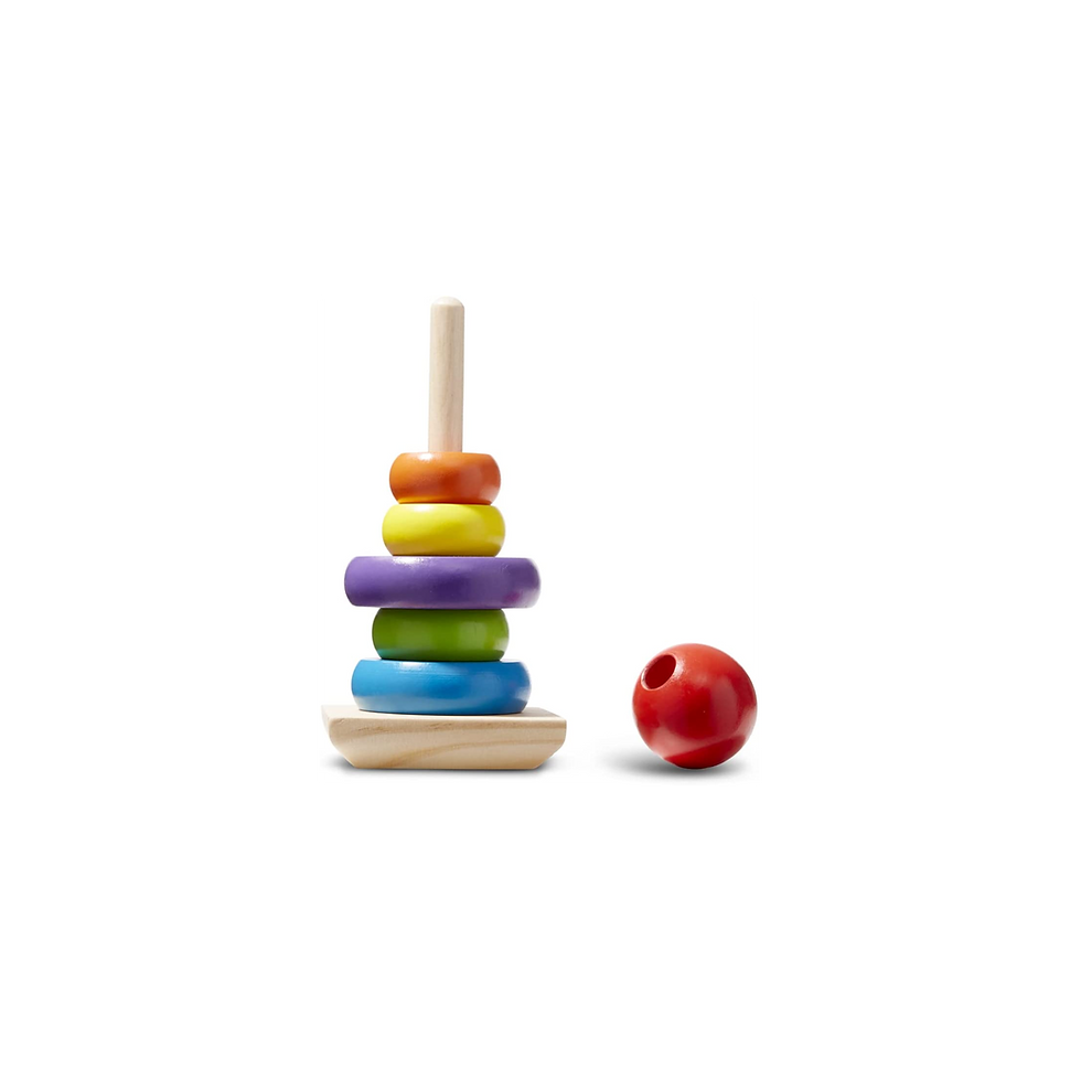 Miniatura: Pirámide con bloques de madera