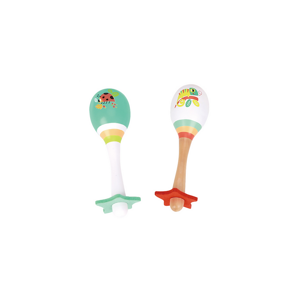 Miniatura: Juego de instrumentos musicales de madera - 6 piezas Tooky Toy