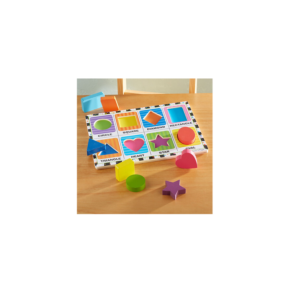 Miniatura: Rompecabezas grueso de formas - 8 piezas Melissa & Doug