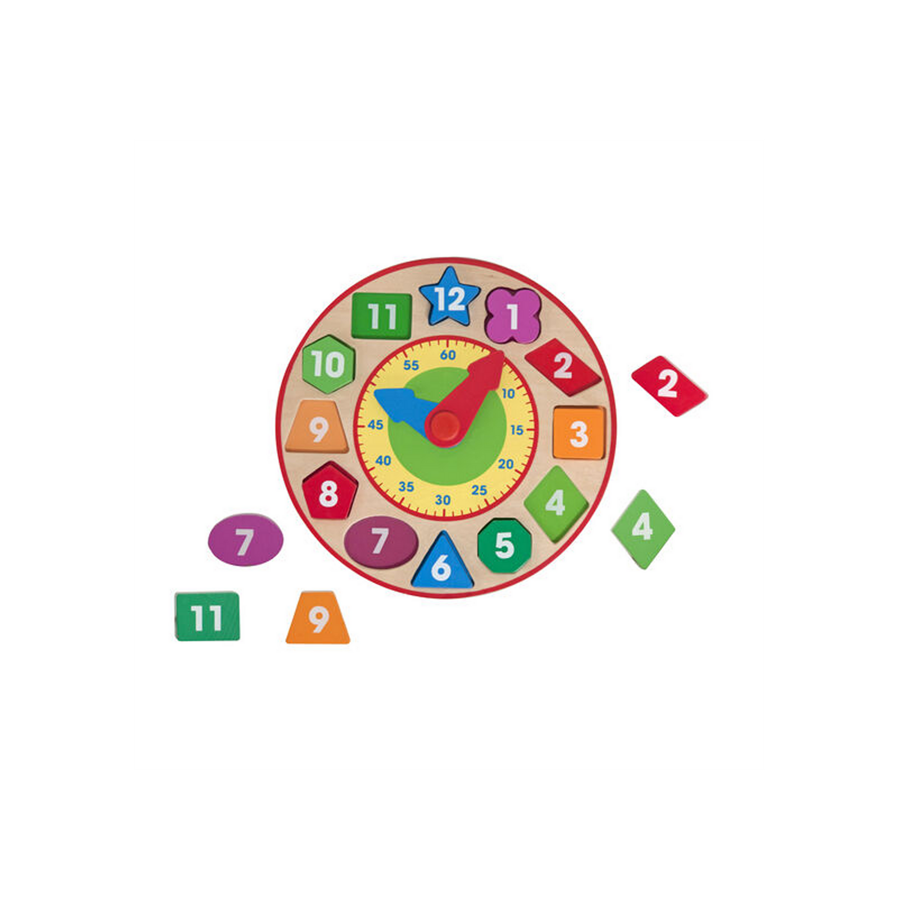 Reloj de clasificación de formas Melissa & Doug