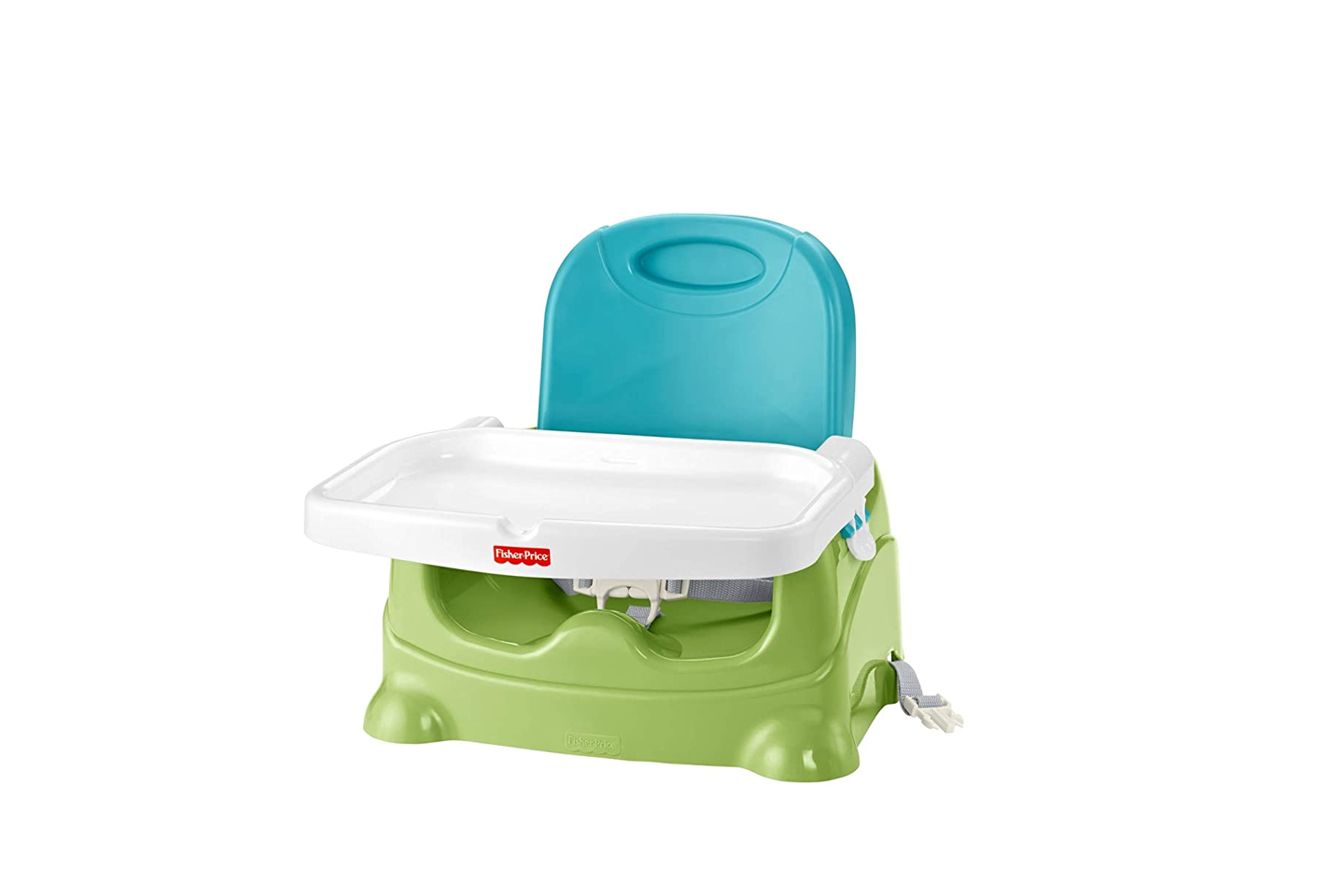 Silla de Comer/Asiento elevador - Fisher-Price, Verde y Azul