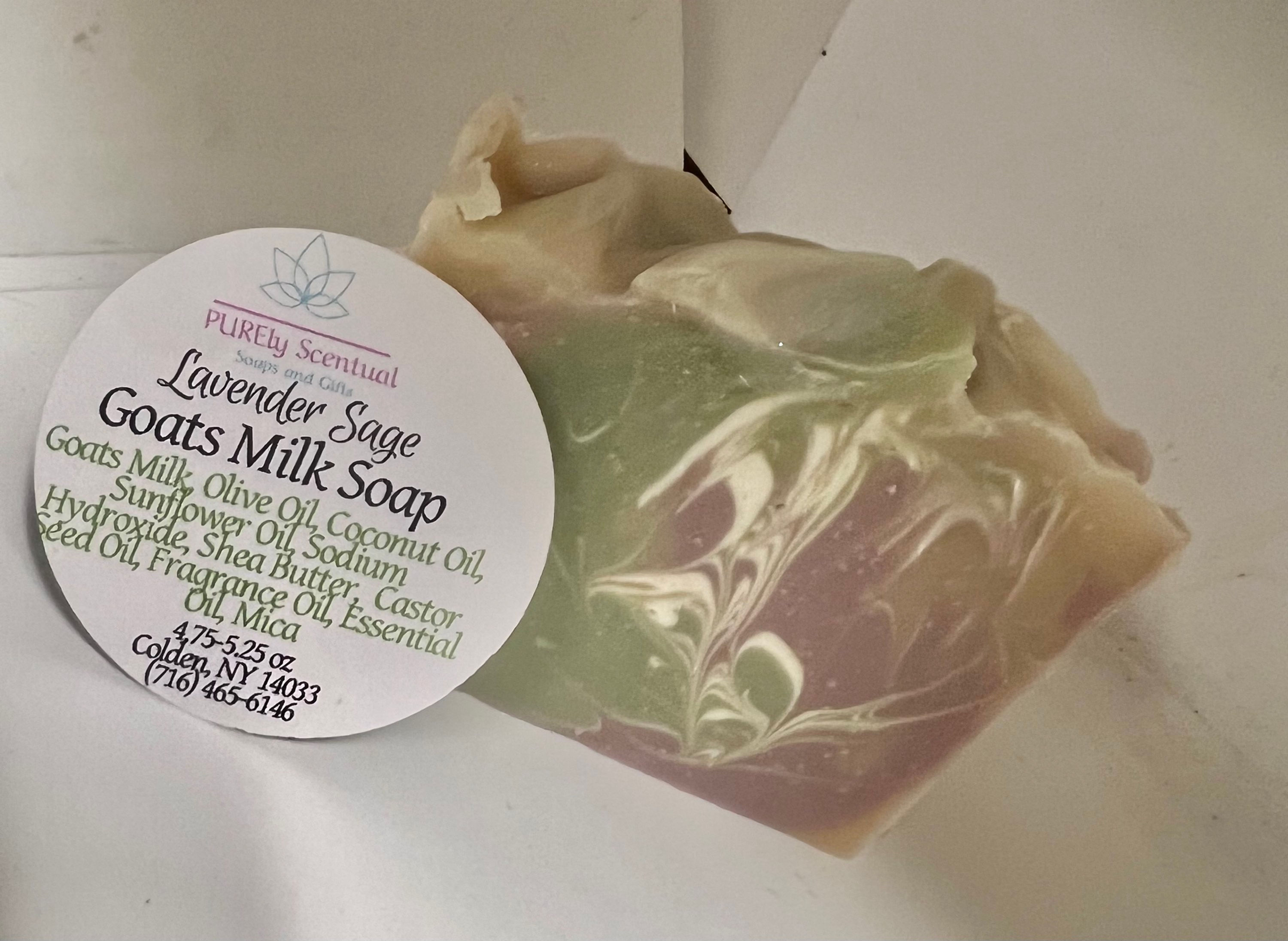 Lavender Sage Goats Milk Soap