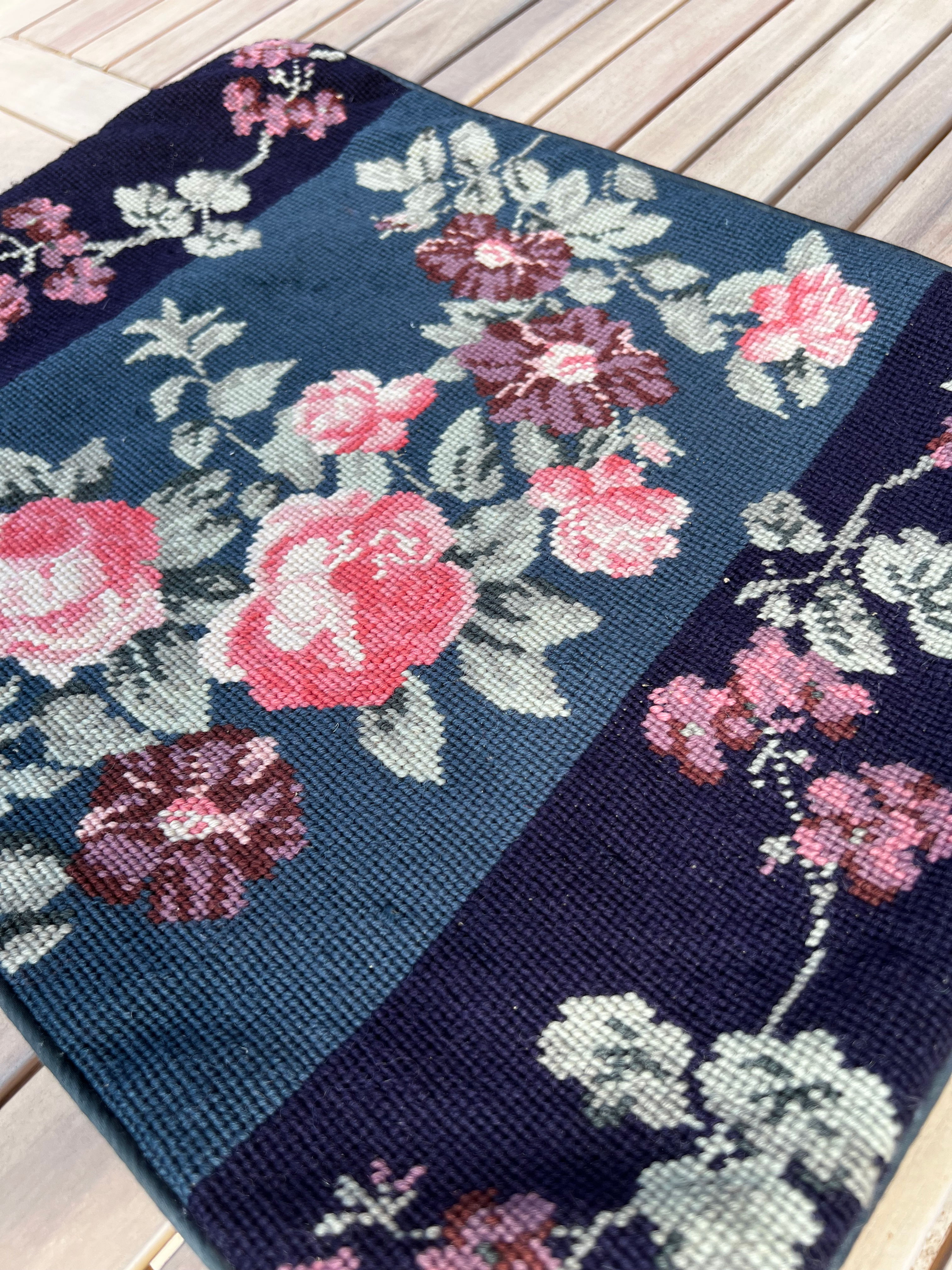 Aubusson tapestry cushion cover