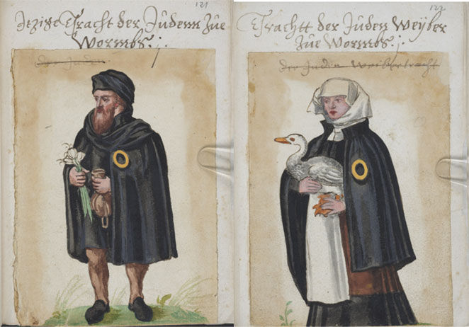 A German Jew wearing the rouelle