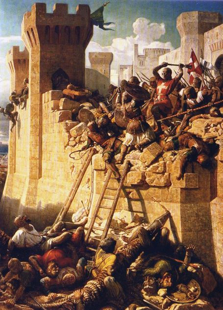 The siege of Acre in 1291
