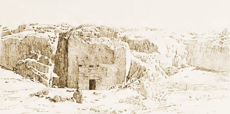 The tomb of Simon the Just in Jerusalem