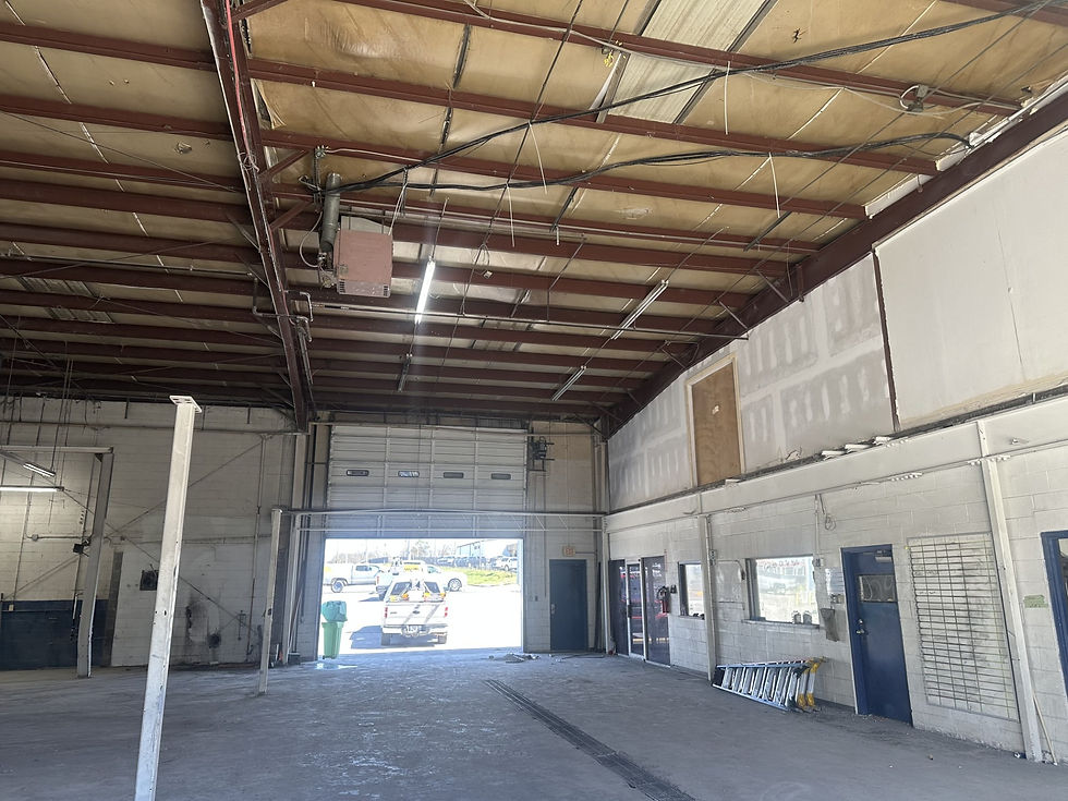 warehouse interior demolition