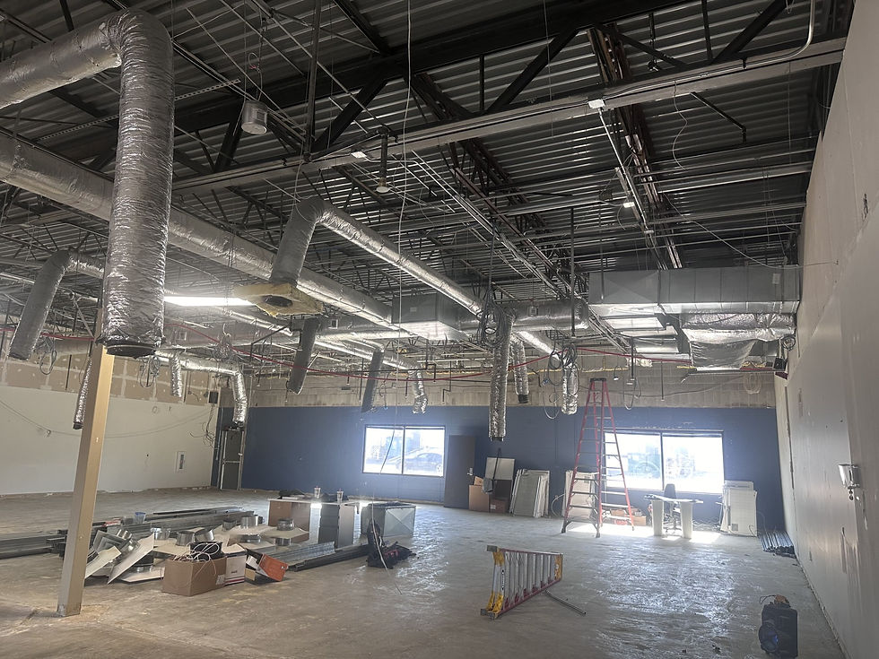 warehouse interior demolition