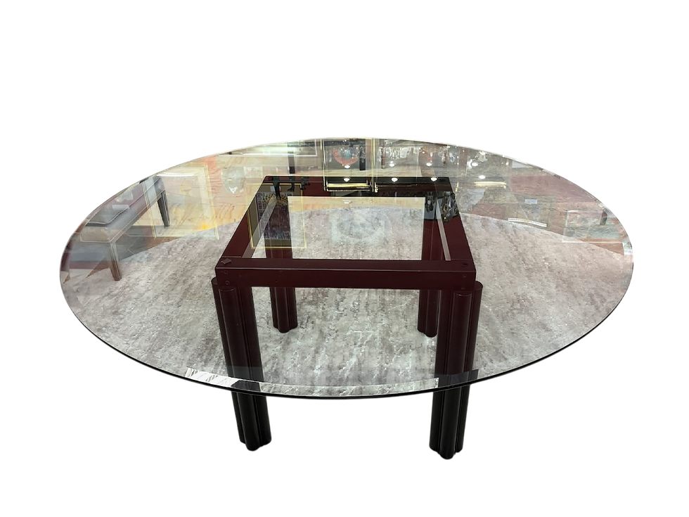 modern glass table