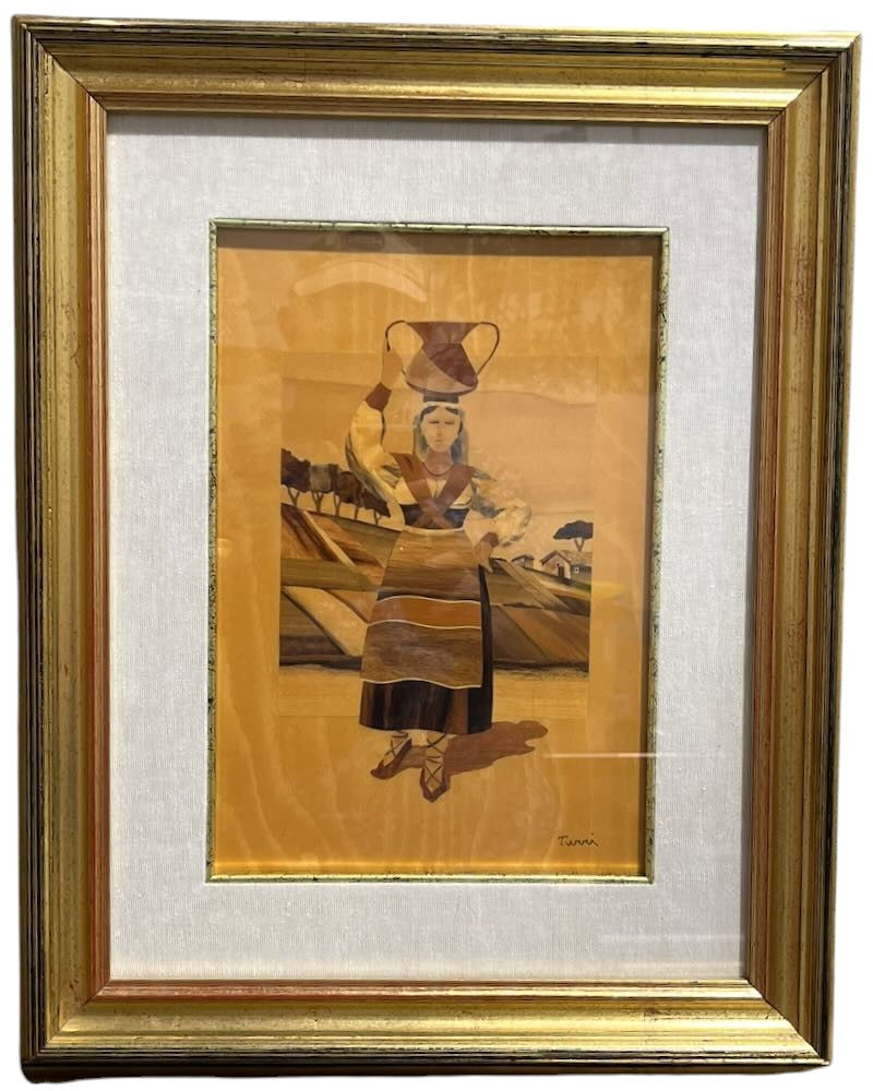 Turri Italian Marquetry Artwork