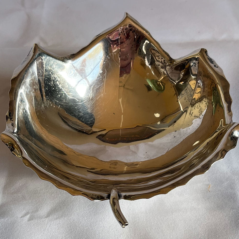 Scirarrotta Sterling Leaf Dish
