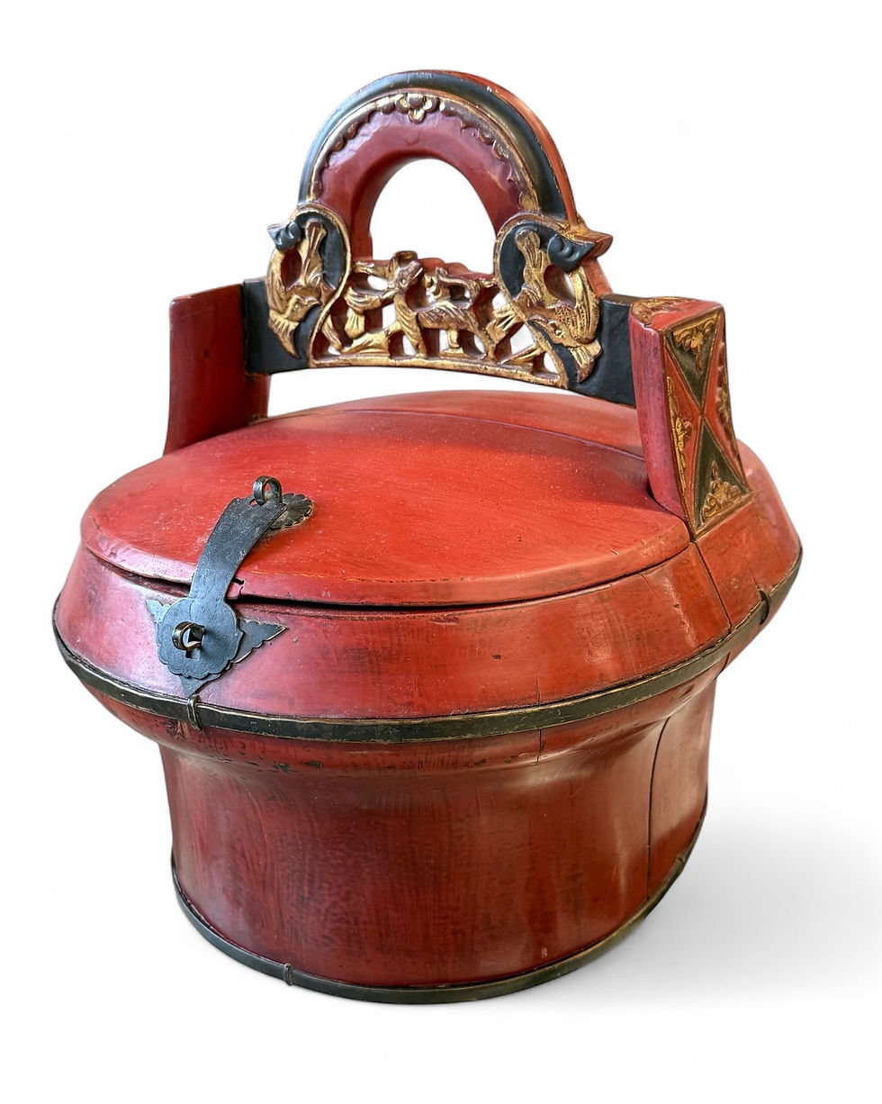 Antique Wedding Basket