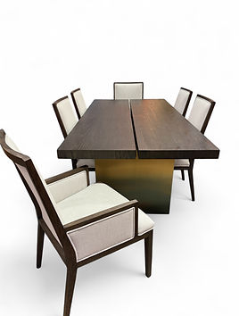 Restoration Hardware Holly Hunt Style Dining Set.JPEG