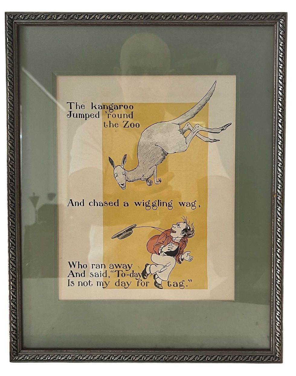 Kangaroo vs Oscar Wilde Print