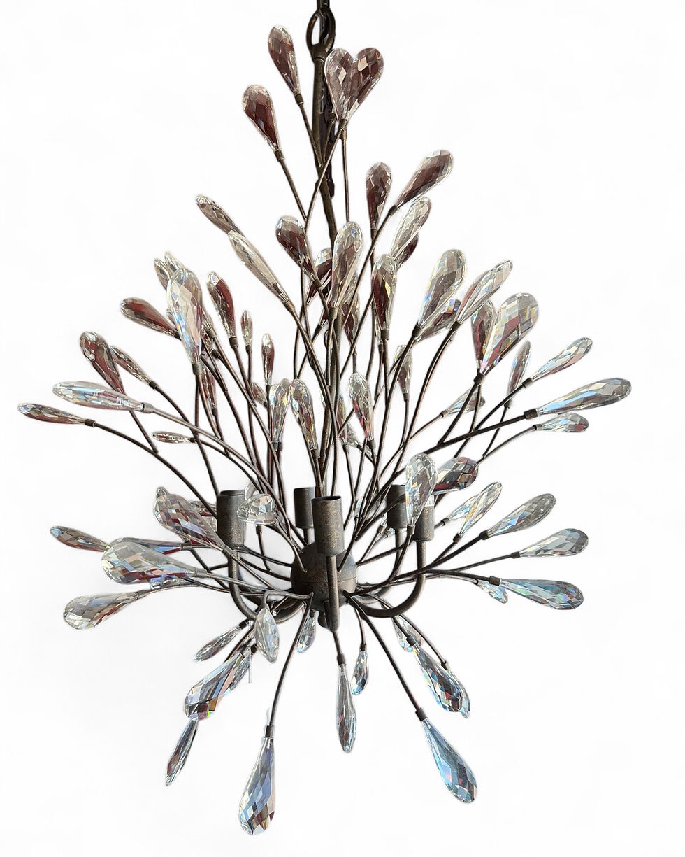 Crystal Buds Chandelier