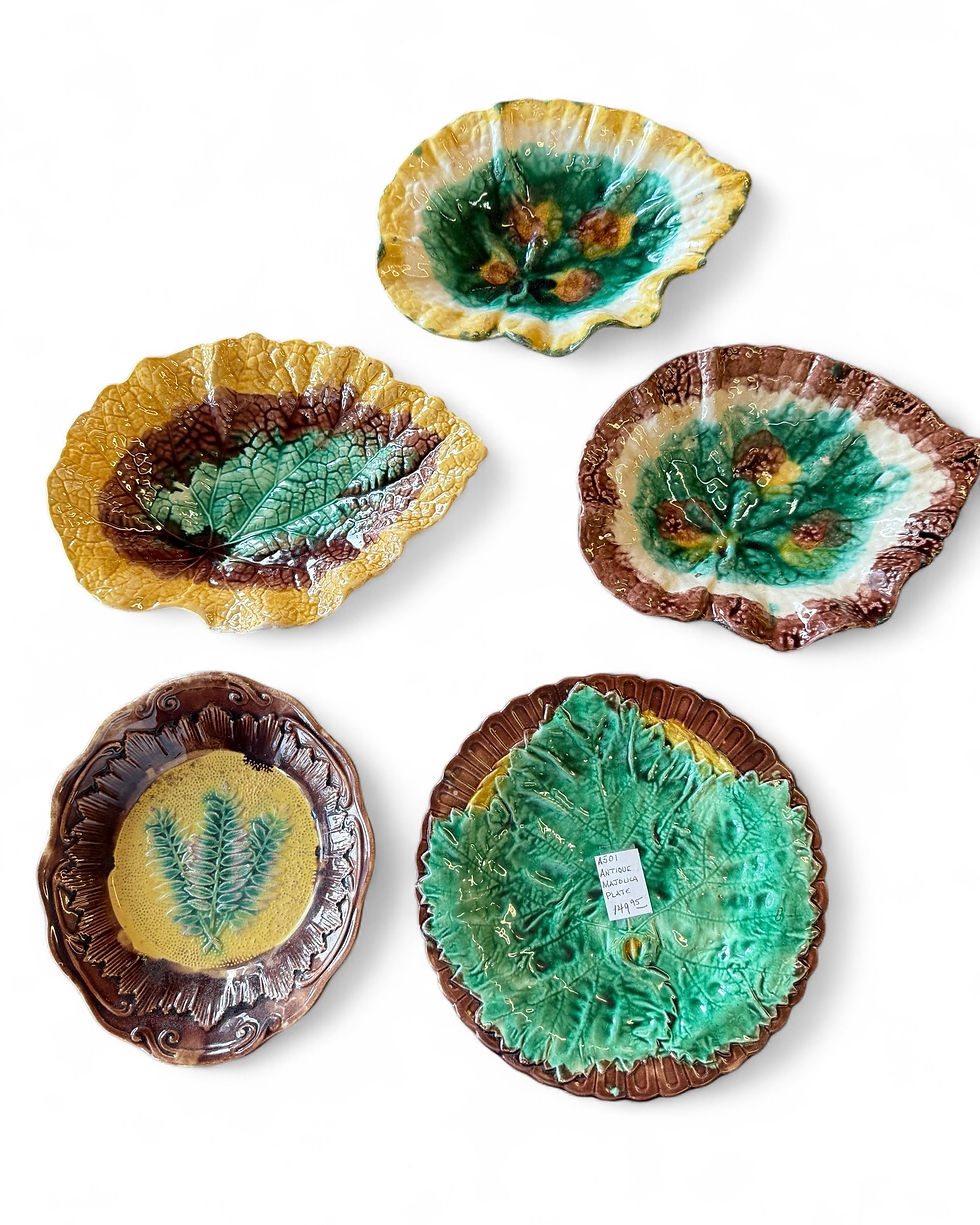 Antique Majolica Plate