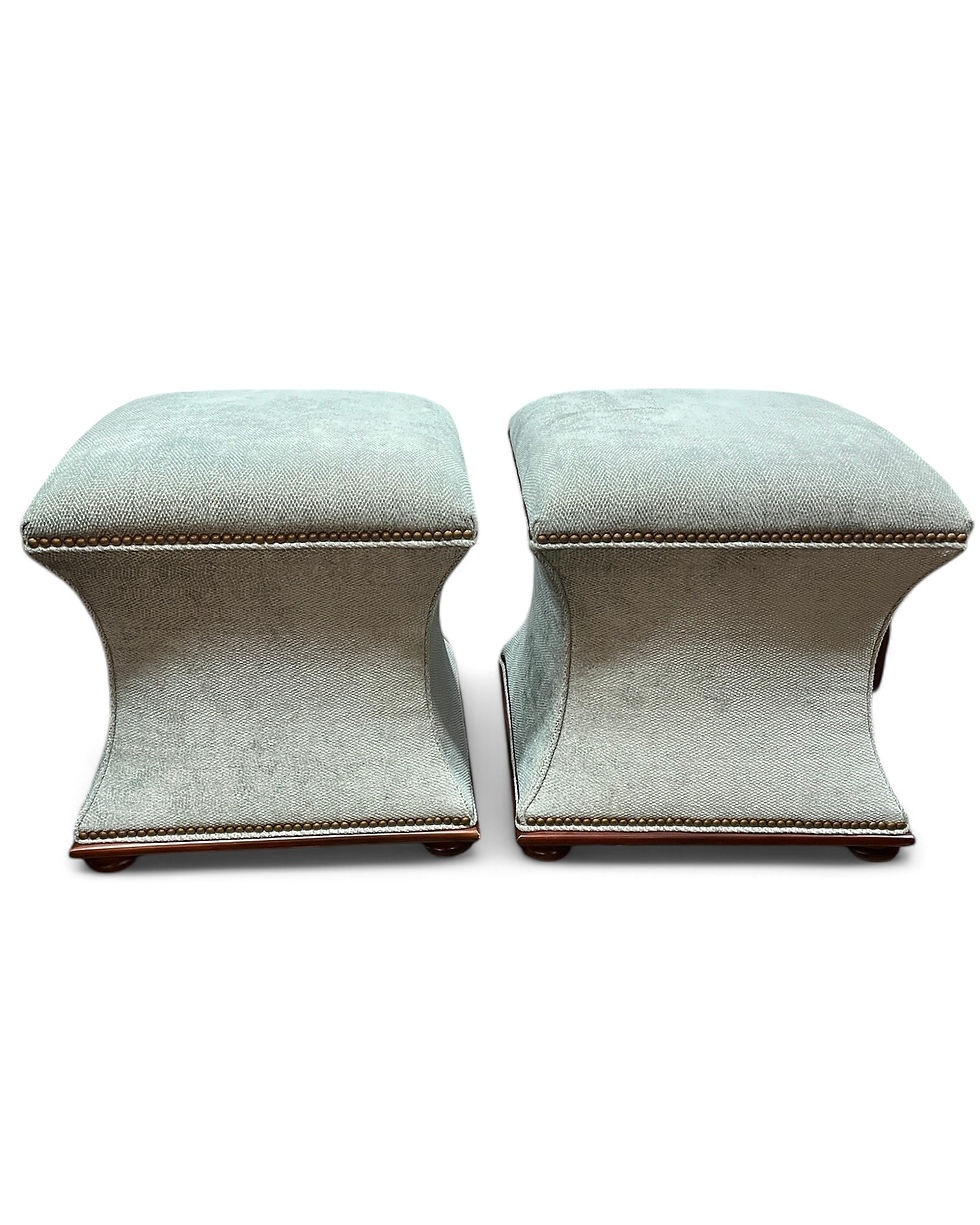 Hickory Chair Charles Hassocks
