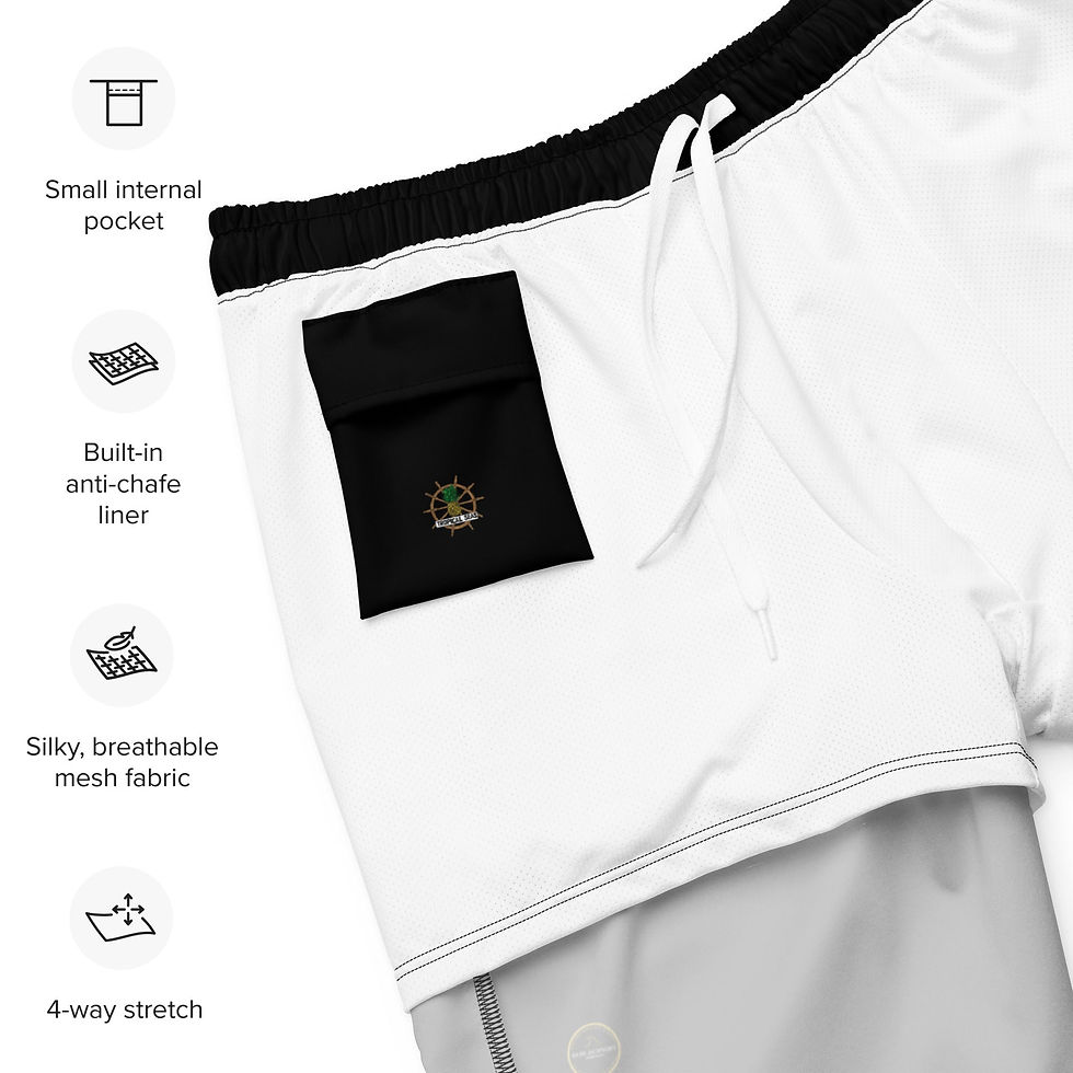 Thumbnail: Men's Black Eco Board Shorts