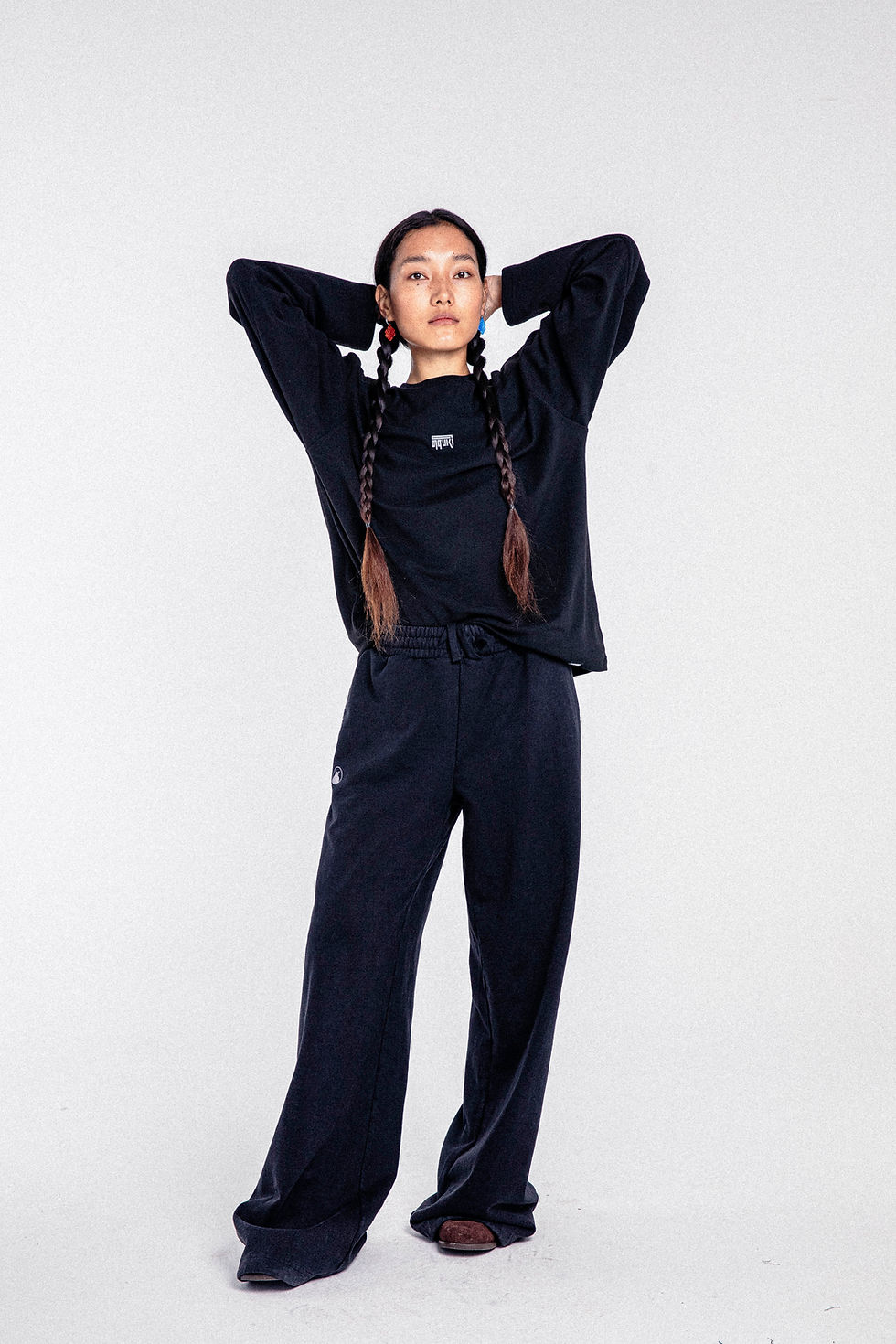 Thumbnail: Brushed Long-Sleeve Top