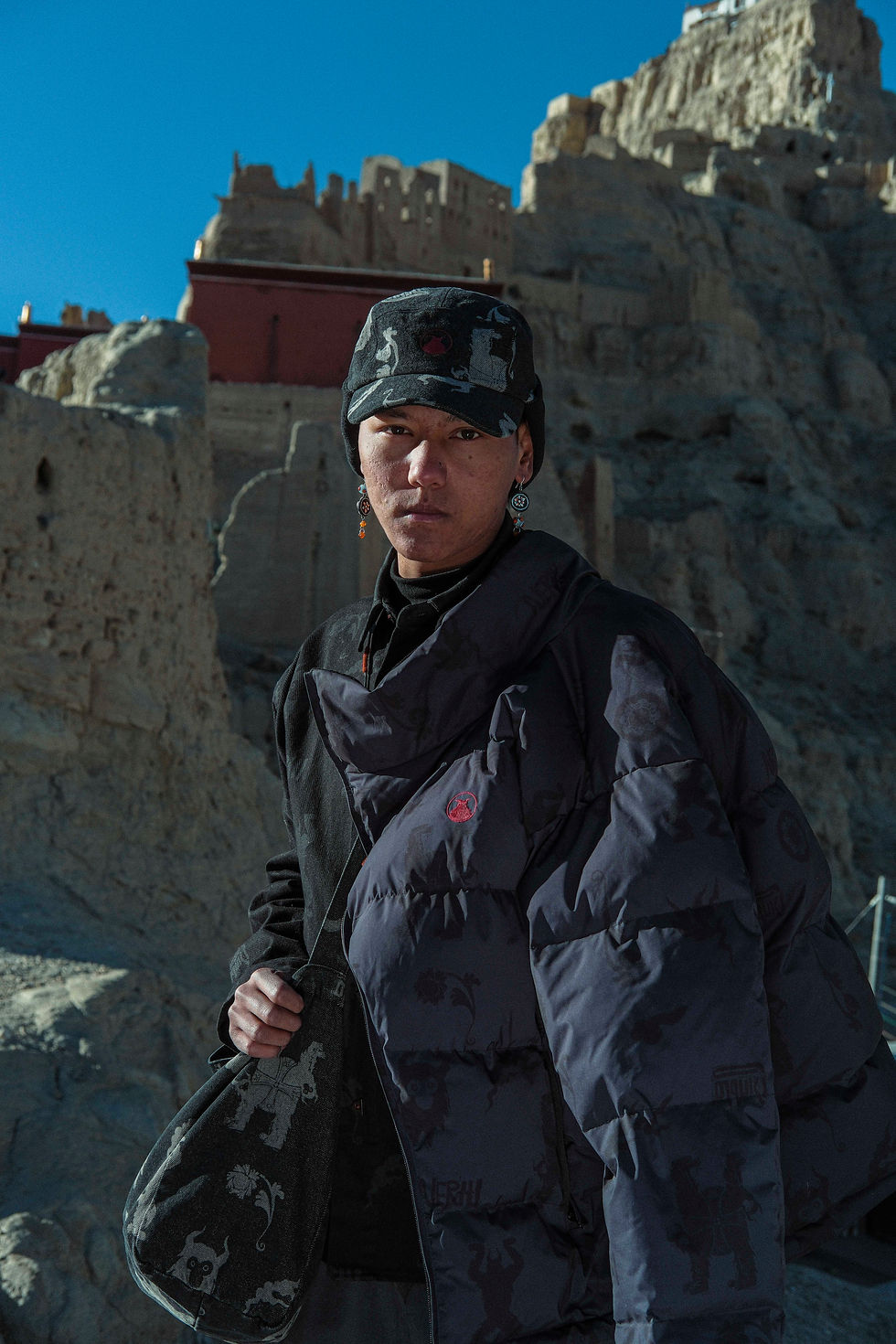 Thumbnail: Asymmetrical-Zip Padded Jacket