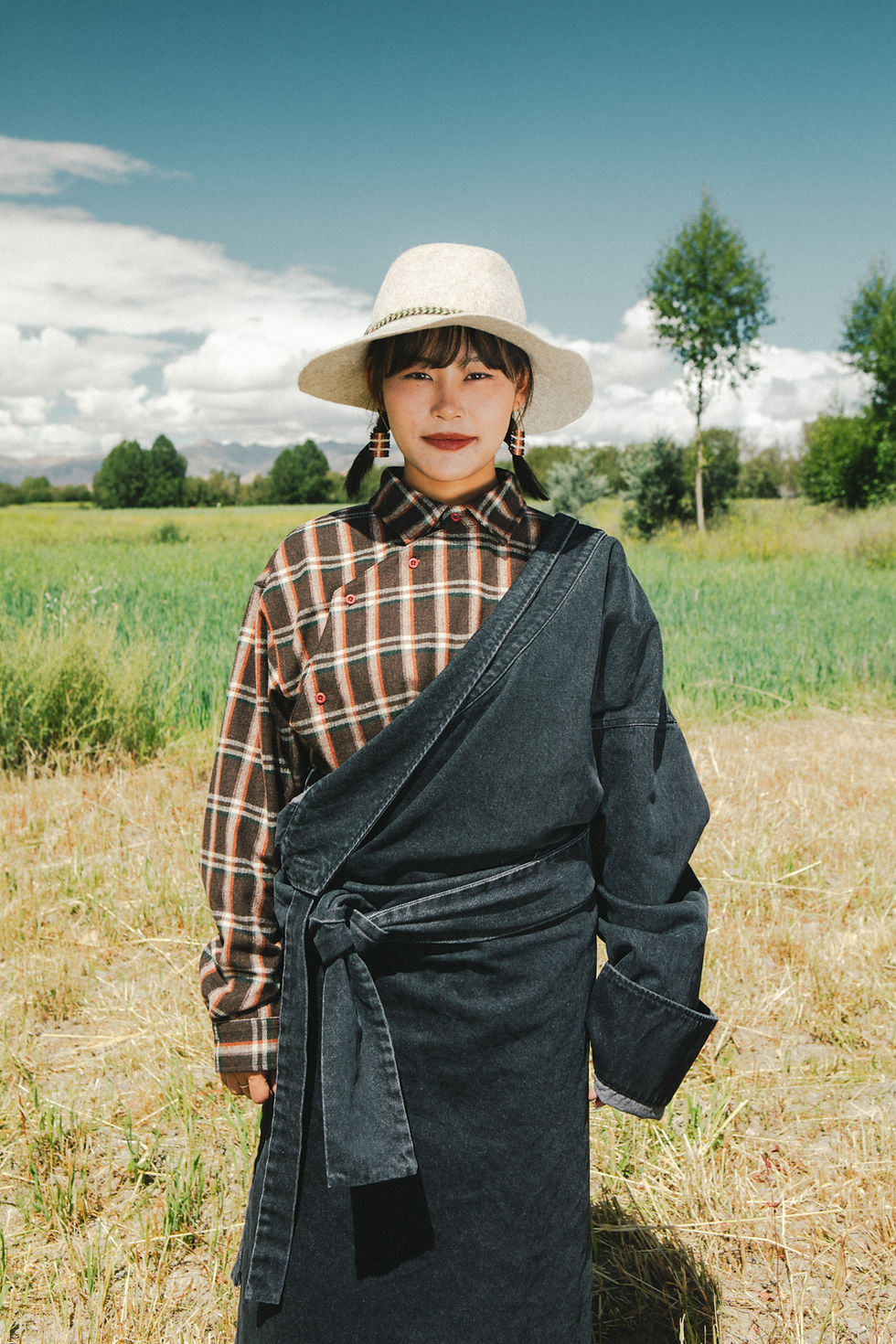 Thumbnail: Denim Tibetan Robe