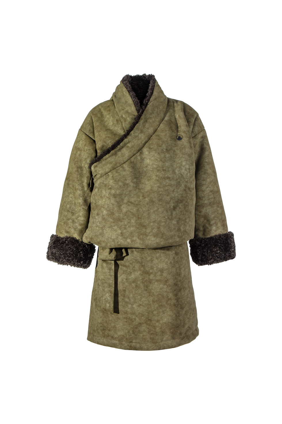 Thumbnail: Faux Leather Tibetan Robe