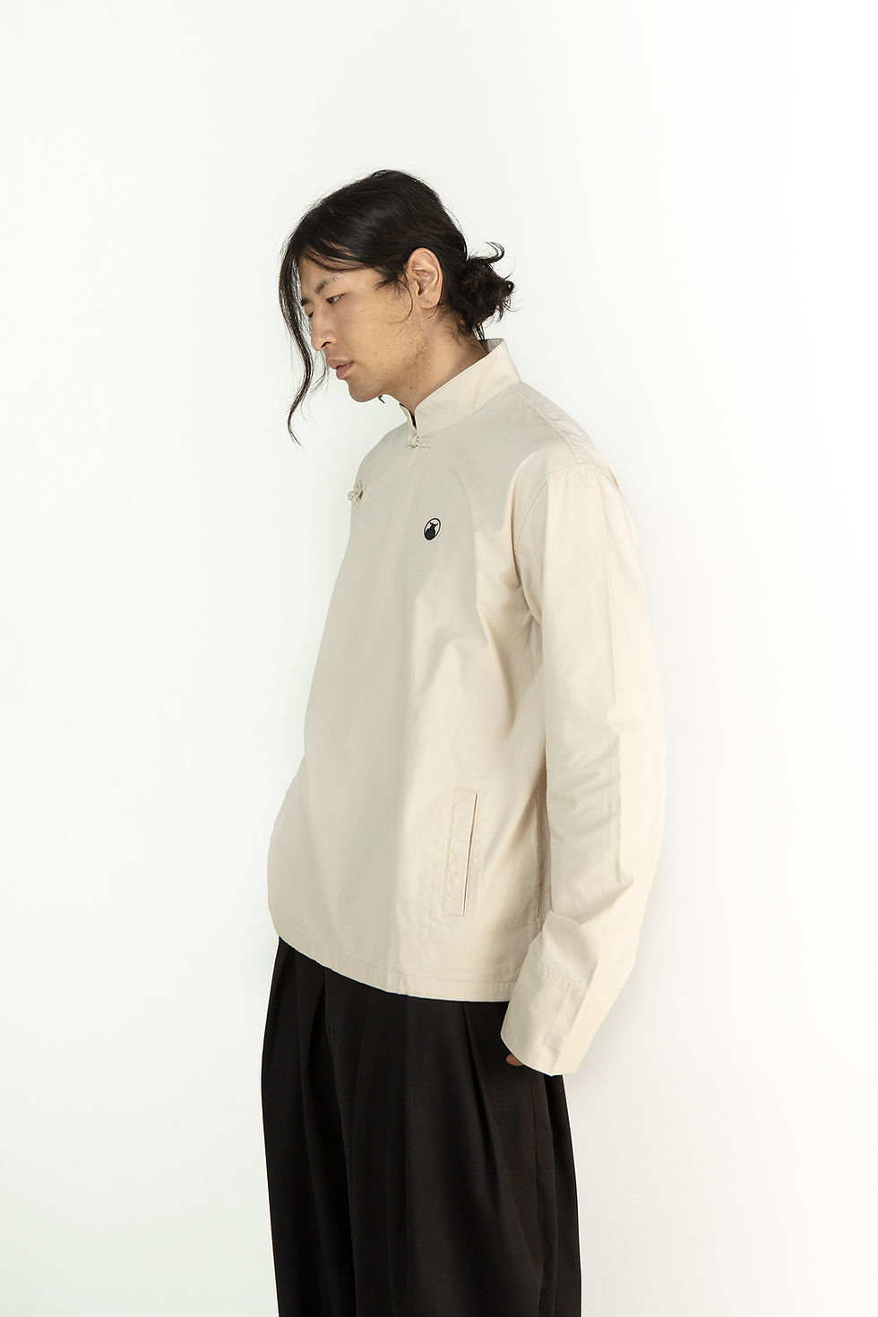Thumbnail: Cotton Side Pockets Tibetan Shirt