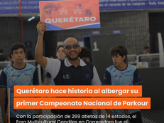 Querétaro hace historia al albergar su primer Campeonato Nacional de Parkour